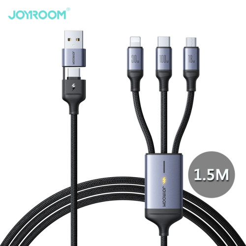 JOYROOM 機樂堂 A21 二出三 快速充電線